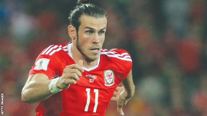 Gareth Bale tiếp tục thăng hoa cùng tuyển Xứ Wales ở lượt trận mở màn vòng loại World Cup 2018. Ảnh: GETTY IMAGES