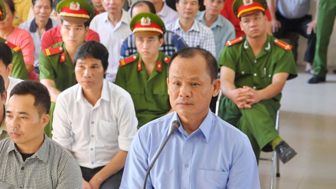 Bị cáo Nguyễn Ngọc Minh (Minh “Sâm”) trước tòa. Ảnh: Anh Tuấn