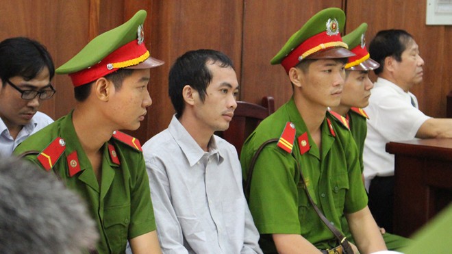 Bị cáo Nguyễn Thân Thảo Thành vẫn liên tục kêu oan tại phiên tòa phúc thẩm. Ảnh: Giang Thanh