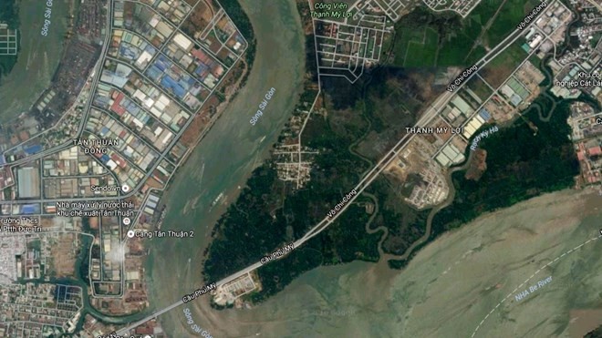 Cả 3 tuyến đường này đã được cập nhật trên Google Maps. Trong ảnh là đường Võ Chí Công
