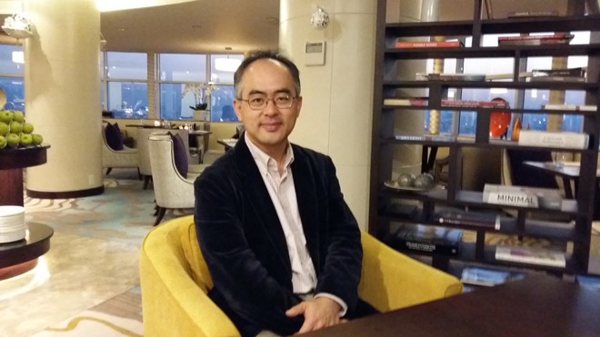 GS Nhật Bản Hamamoto Shotaro trao đổi với phóng viên ngày 28/11 tại Hà Nội. Ảnh: Trúc Quỳnh