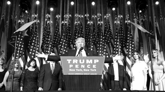 Tổng thống đắc cử Mỹ Donald Trump Ảnh: New York Times
