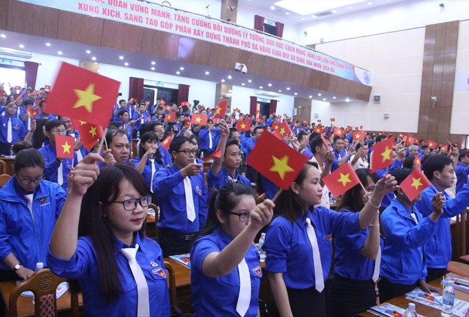 Đại hội Đại biểu Đoàn TNCS Hồ Chí Minh TP Đà Nẵng diễn ra từ ngày 26/10 đến 28/10 với sự tham gia của 280 đại biểu. Ảnh: Giang Thanh.