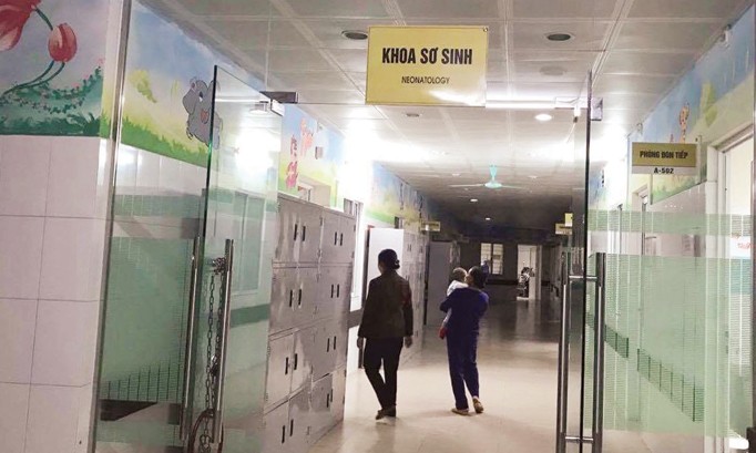Khoa Sơ sinh (Bệnh viện Sản Nhi Bắc Ninh), nơi xảy ra sự việc 4 trẻ tử vong.