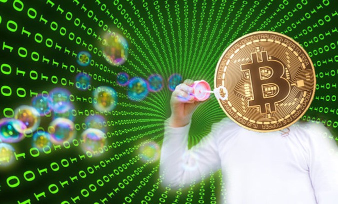 Nhiều chuyên gia dự báo bong bóng bitcoin sẽ vỡ trong tương lai. Minh họa: Kulture Hub.