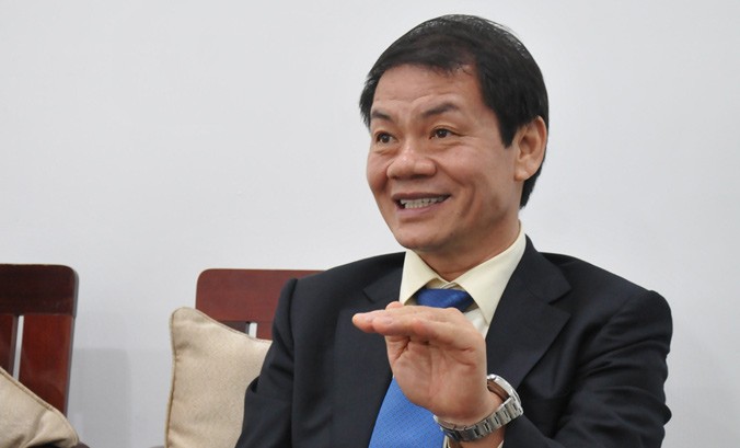 Chủ tịch HĐQT Thaco Trần Bá Dương chia sẻ về phát triển công nghiệp ô tô ở Việt Nam. Ảnh: Tuấn Nguyễn.