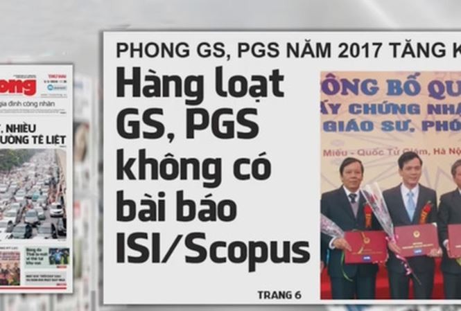GS.Phạm Tất Dong: Quan chức cả đời đi họp làm sao đạt chuẩn GS,PGS