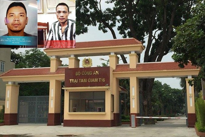 Hai tử tù vượt ngục Trại tạm giam T16 Bộ Công an. Ảnh: Nguyễn Hoàn.