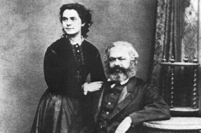 C.Mác và vợ năm 1869.