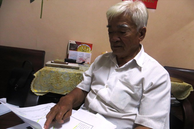 Ông Lê Văn Hạnh (76 tuổi), hàng chục năm vác đơn kiện đòi 7,5 ha đất của gia tộc.