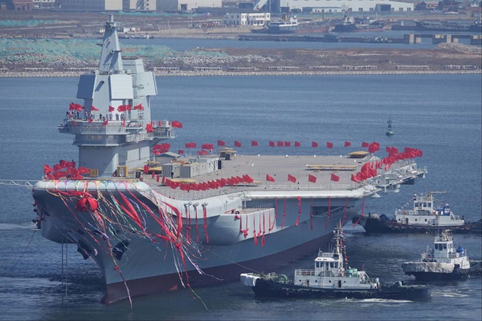 Hàng không mẫu hạm tự thiết kế đầu tiên của Trung Quốc là sản phẩm của CSI Ảnh: Business Insider.