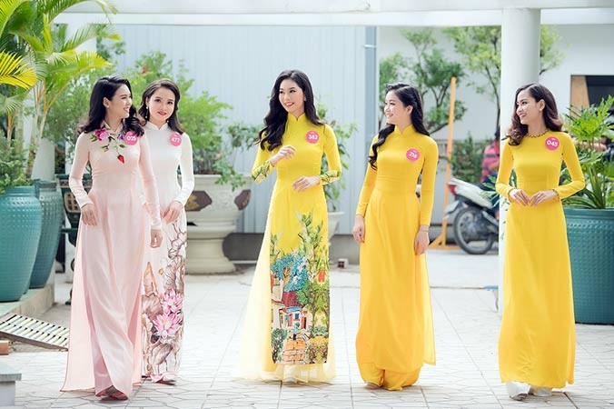 Những thí sinh Hoa hậu Việt Nam rạng ngời trước thềm Chung khảo phía Nam Hoa hậu Việt Nam.