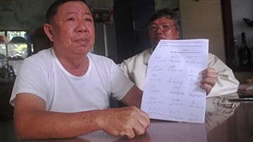 Ông Bùi Văn Phong bất ngờ trước 18 chữ ký được cho là đại diện làng Nam Ô gửi “tâm thư” lên Thủ tướng