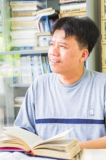 Nhà văn Nguyễn Việt Hà. Ảnh: Nguyễn Đình Toán 