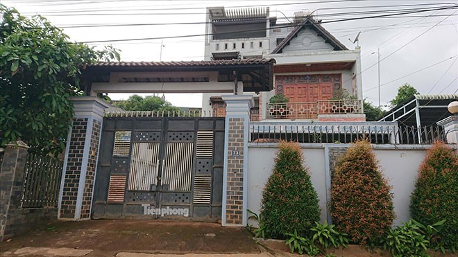 Căn nhà số 73 Lê Hồng Phong (thị xã Gia Nghĩa, tỉnh Đắk Nông) của vợ chồng ông cựu Chủ tịch UBND huyện Tuy Đức