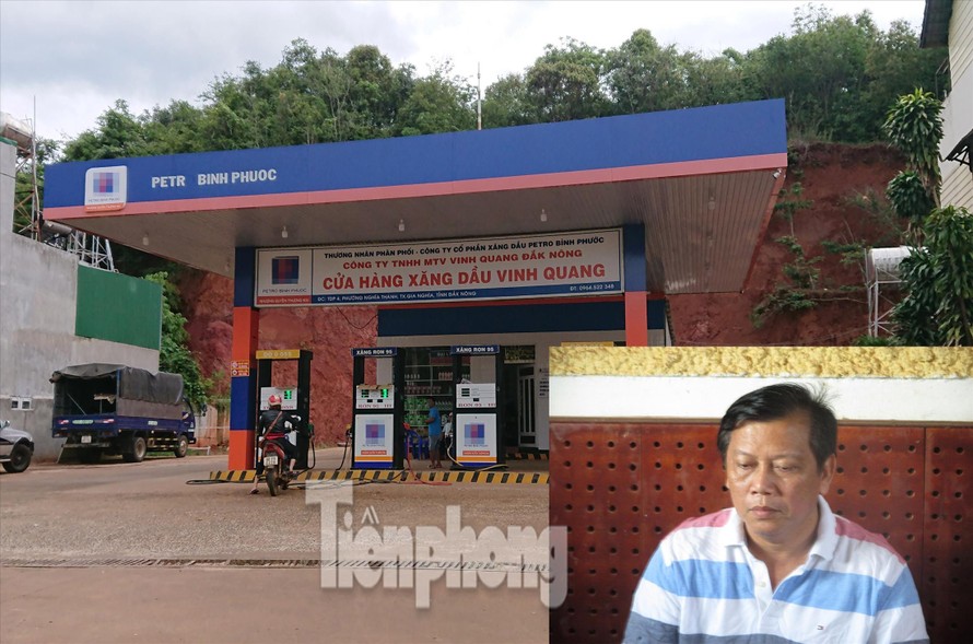 Cửa hàng xăng dầu Vinh Quang liên quan vụ án xăng giả của ông Trịnh Sướng