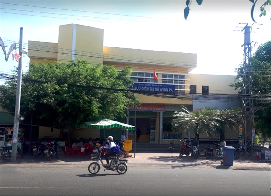 Bưu điện thị xã Ayun Pa Ảnh: TL