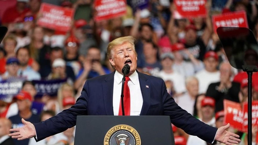Tổng thống Mỹ Donald Trump sẽ tập trung cho chiến dịch tái tranh cử vào cuối năm 2020 Ảnh: Getty Images