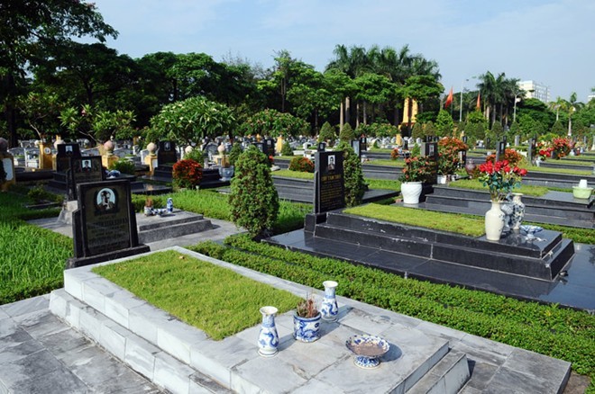 Nghĩa trang Mai Dịch được nâng cấp thành công viên nghĩa trang