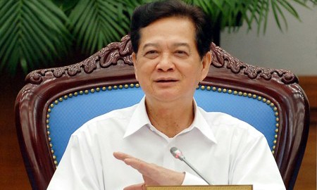 Thủ tướng Nguyễn Tấn Dũng chủ trì phiên họp Chính phủ thường kỳ tháng 6/2014. Ảnh: VGP