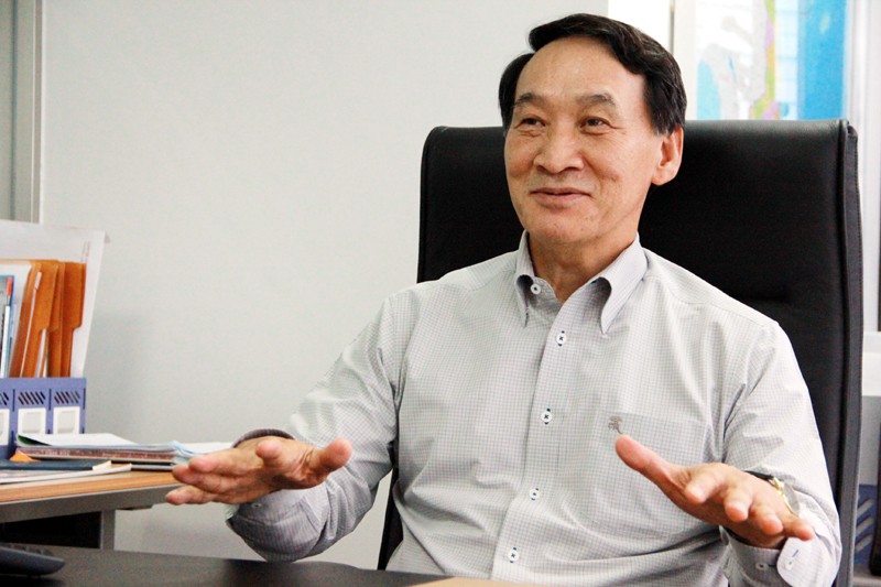 Nguyên đại sứ Hàn Quốc Ha Chan Ho nay là Cố vấn cấp cao chiến lược của Tập đoàn Samsung. Ảnh: Công Khanh