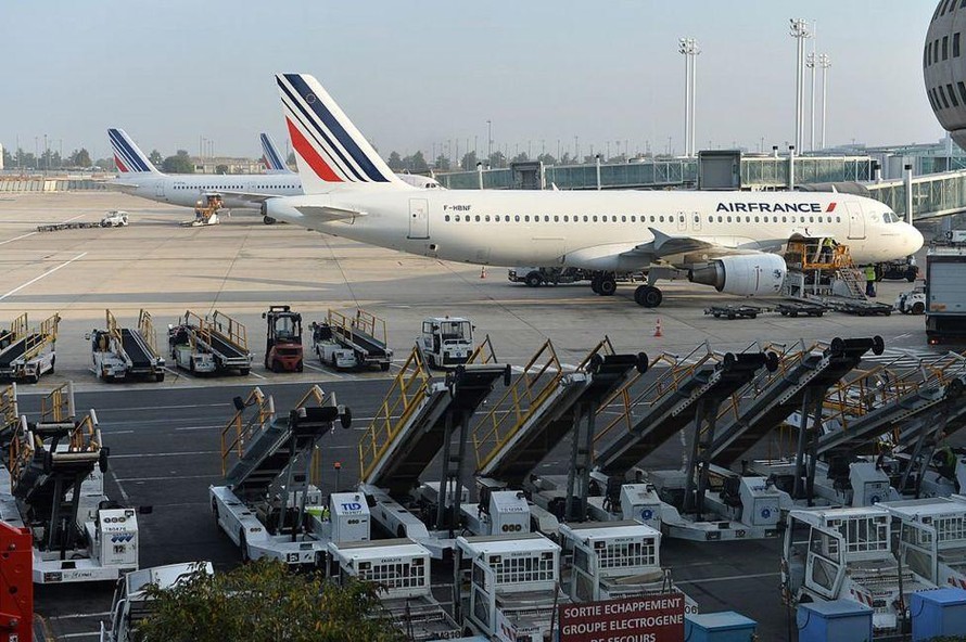 Các chuyến bay từ Paris đến Moscow trong hai ngày gần đây của Air France đã buộc phải hủy bỏ. Ảnh: Getty.