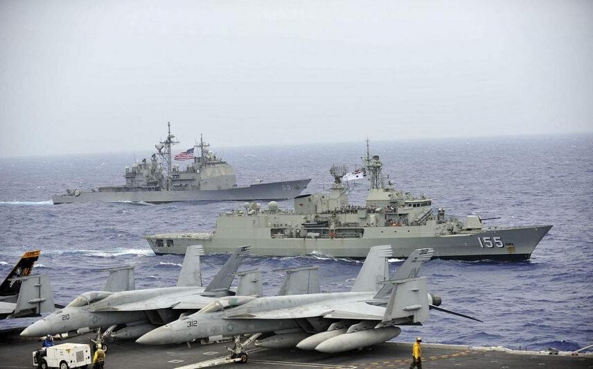 Lo ngại Trung Quốc, hải quân Mỹ hội quân cùng hạm đội Úc