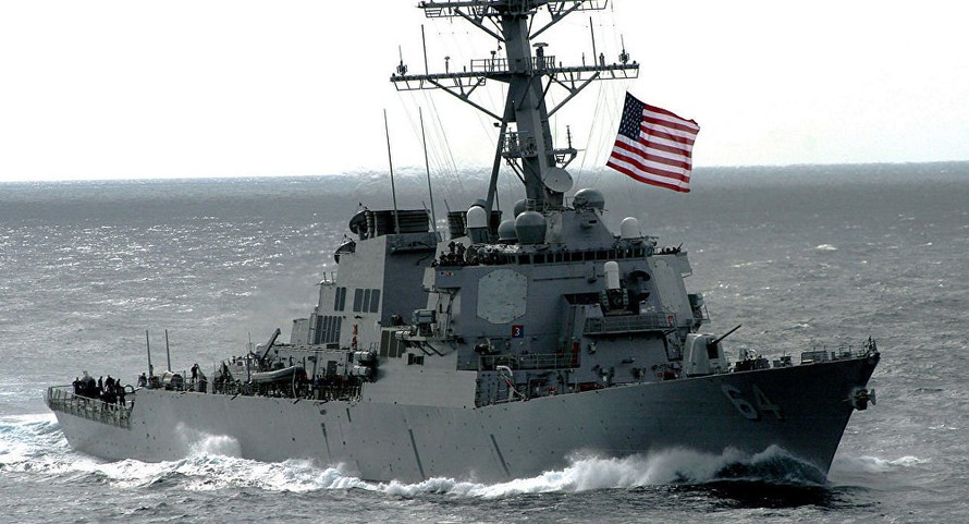 Chiến hạm Mỹ đi qua eo biển Đài Loan giữa lúc căng thẳng Mỹ - Trung