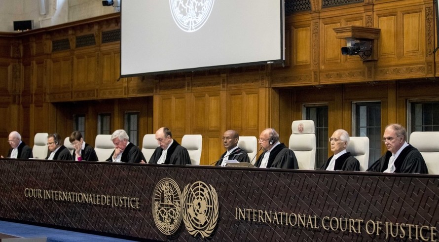 Tòa án Công lý quốc tế có trụ sở tại The Hague, Hà Lan. (Nguồn: AP).