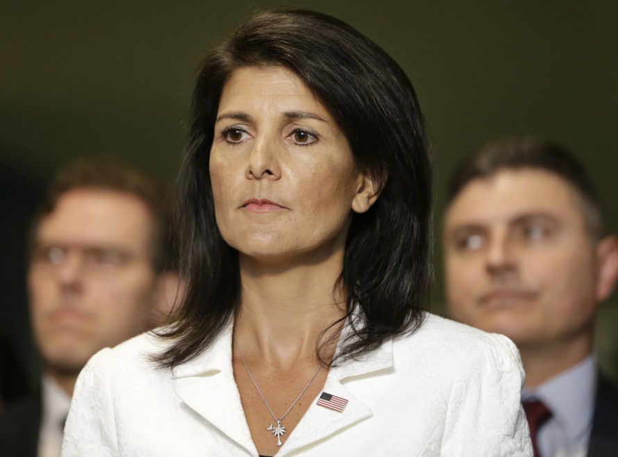 Đại sứ Mỹ tại Liên Hợp Quốc Nikki Haley bất ngờ từ chức