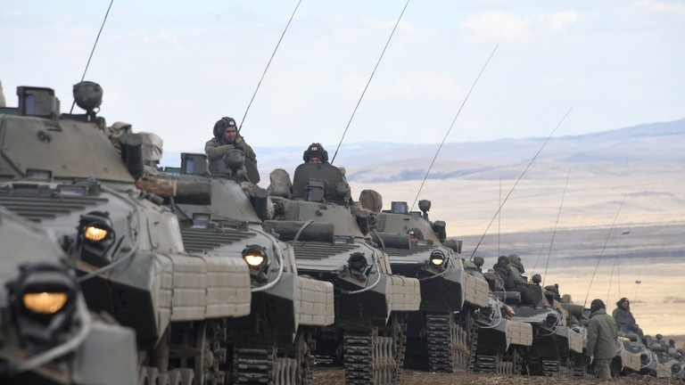 Xe chiến đấu bộ binh Nga tham gia diễn tập quân sự