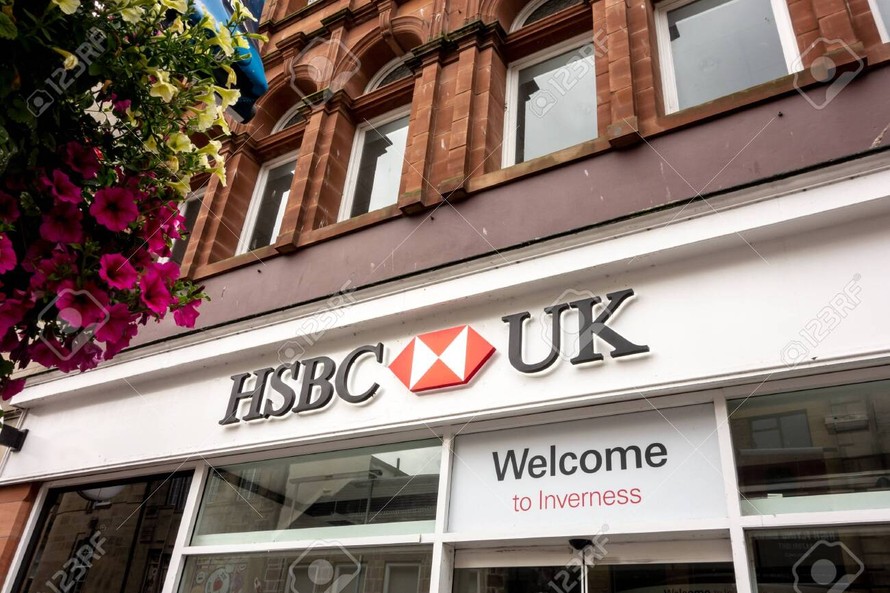 Một chi nhánh của ngân hàng HSBC tại Anh. Ảnh: 123RF.