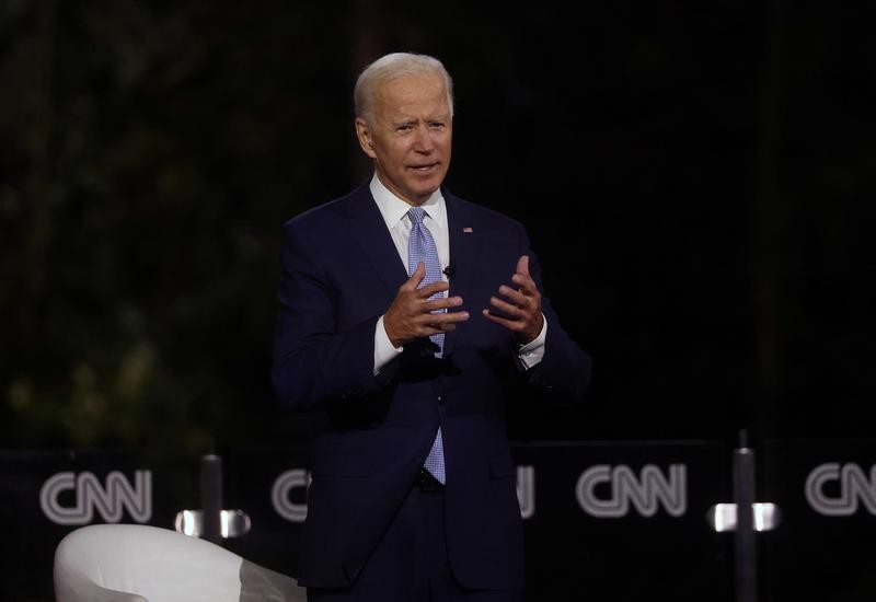 Ứng cử viên tổng thống Joe Biden trong sự kiện tối 17/9 (Ảnh: Reuters) 