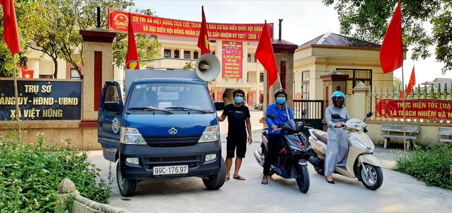 ĐVTN tỉnh Bắc Ninh tuyên truyền lưu động trong tâm dịch