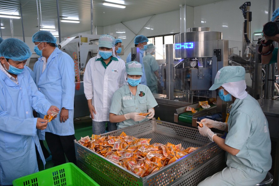 Sản xuất trong khu công nghiệp ở Bắc Ninh 
