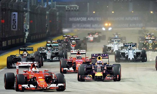 Đua F1 trên phố tại Singapore