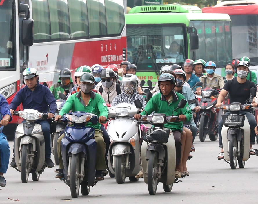 Ô nhiễm không khí diễn ra trên diện rộng ở miền Bắc, nhất là Thủ đô Hà Nội. Ảnh: Như Ý 