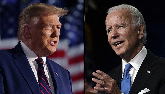 Tổng thống Mỹ Donald Trump (trái) và đối thủ Joe Biden. Ảnh: Getty Images