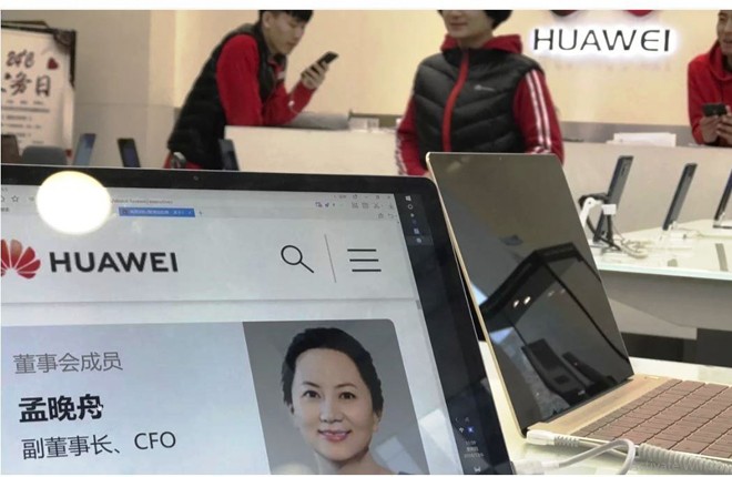 Vụ bắt giữ bà Mạnh Vãn Châu, Phó chủ tịch Huawei đã khiến làn sóng tẩy chay công ty này lan rộng. ảnh: SCMP 