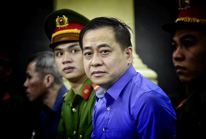 Ông Vũ 'nhôm' tại phiên tòa sơ thẩm TAND TPHCM hồi cuối năm 2018. Ảnh: Tân Châu