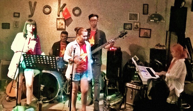 Ban nhạc trẻ của Philippines. ảnh Trần Nguyên Anh