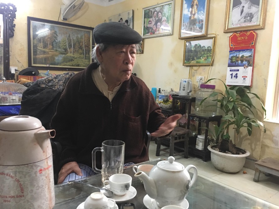 Nhà giáo Nguyễn Ngọc Thu chia sẻ với phóng viên ngày 14/3. Ảnh: Nghiêm Huê 