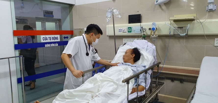 Cấp cứu bệnh nhân tại Hà Nội. Ảnh minh hoạ: Internet