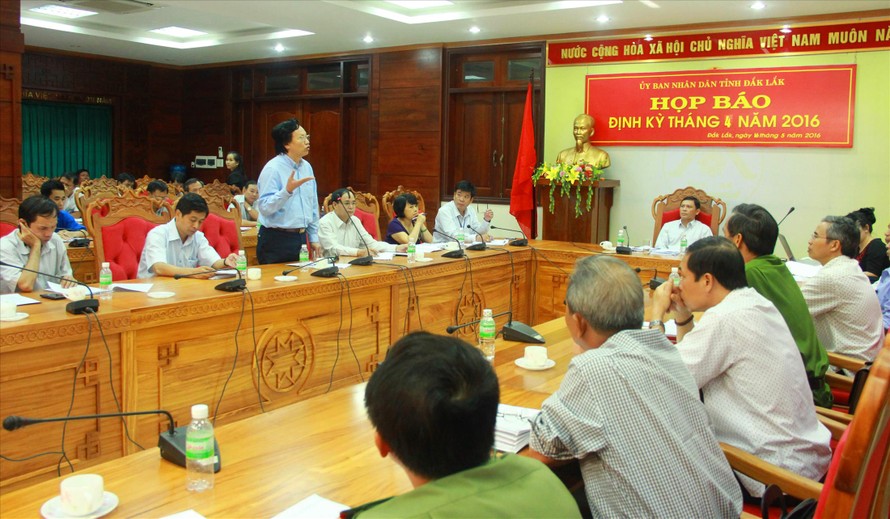 Ông Long giải trình về việc báo cáo sai sự thật liên quan tới việc bổ nhiệm ông Nguyễn Hữu Thông trong cuộc họp báo năm 2016