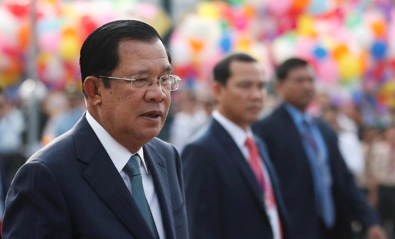 Thủ tướng Campuchia Hun Sen. ảnh: Reuters 