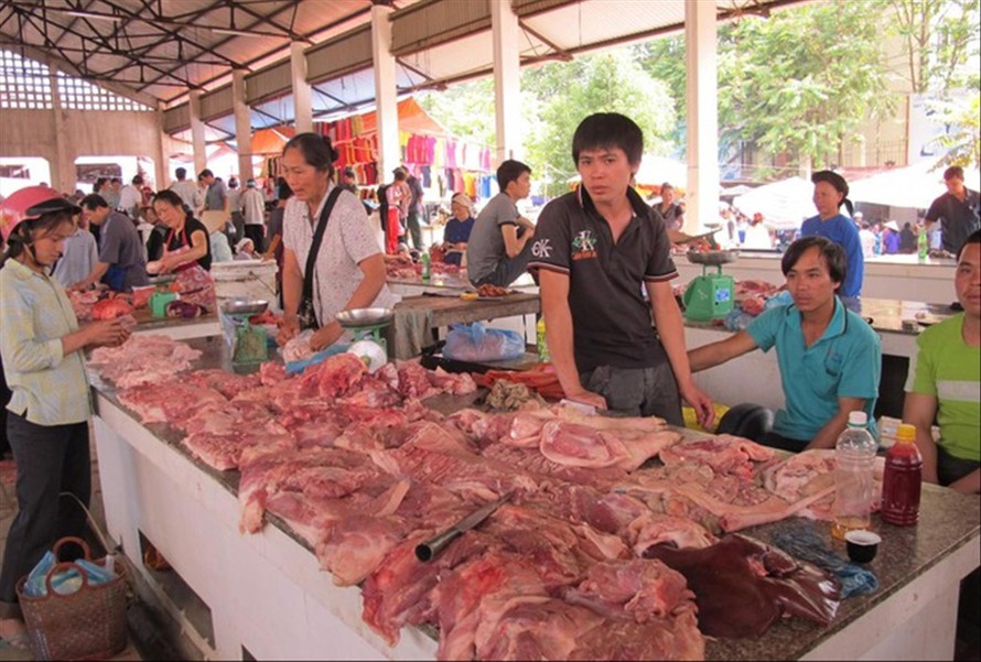 Giá thịt lợn gây sức ép lên lạm phát năm 2020 (Ảnh minh họa) 
