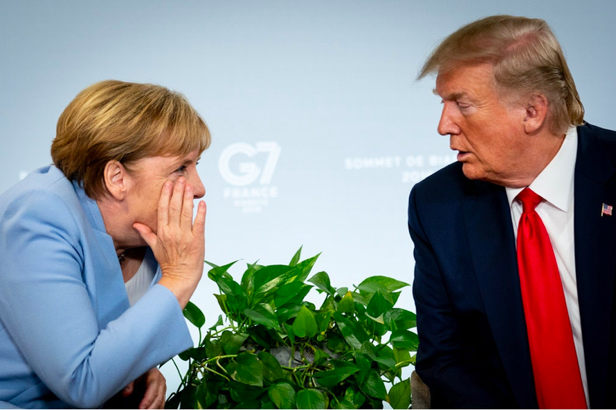 Bất hòa giữa ông Trump và bà Merkel không phải điều mới. Ảnh: NYT 
