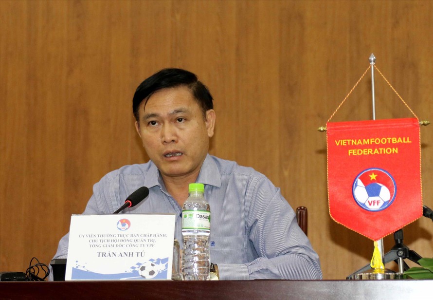 Ông Trần Anh Tú được đánh giá là ứng viên nặng ký cho ghế Phó Chủ tịch tài chính VFF nhưng được thuyết phục rút khỏi cuộc đua. Ảnh: NHẬT ĐOÀN