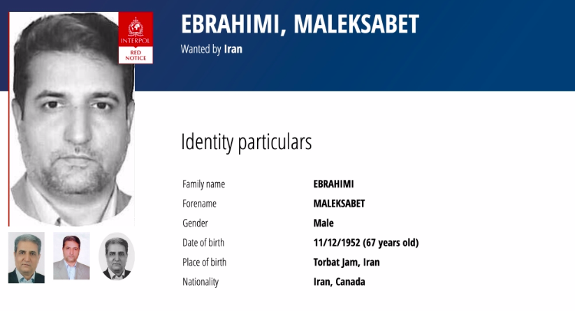 Maleksabet Ebrahimi, nằm trong danh sách truy nã của Interpol vì tội rửa tiền và gian lận ở Iran và Canada, là một trong những người được cấp hộ chiếu Síp. Ảnh: Al Jazeera 