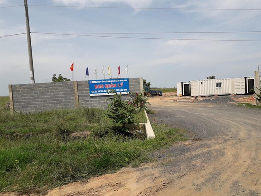 Văn phòng Ban quản lý dự án ĐMT Lộc Ninh chỉ cách biên giới Việt Nam - Campuchia hơn 3 km 